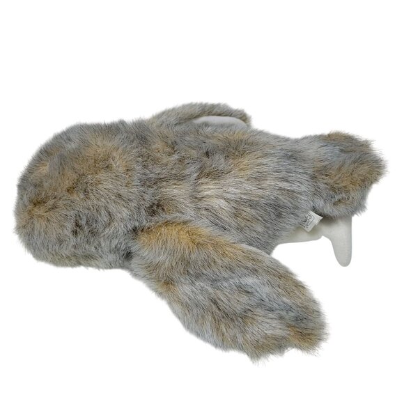 Fiesta Barn Owl 11 inch Plush Bird Realistic Stuffed Animal Gray Brown Toy - Picture 2 of 5